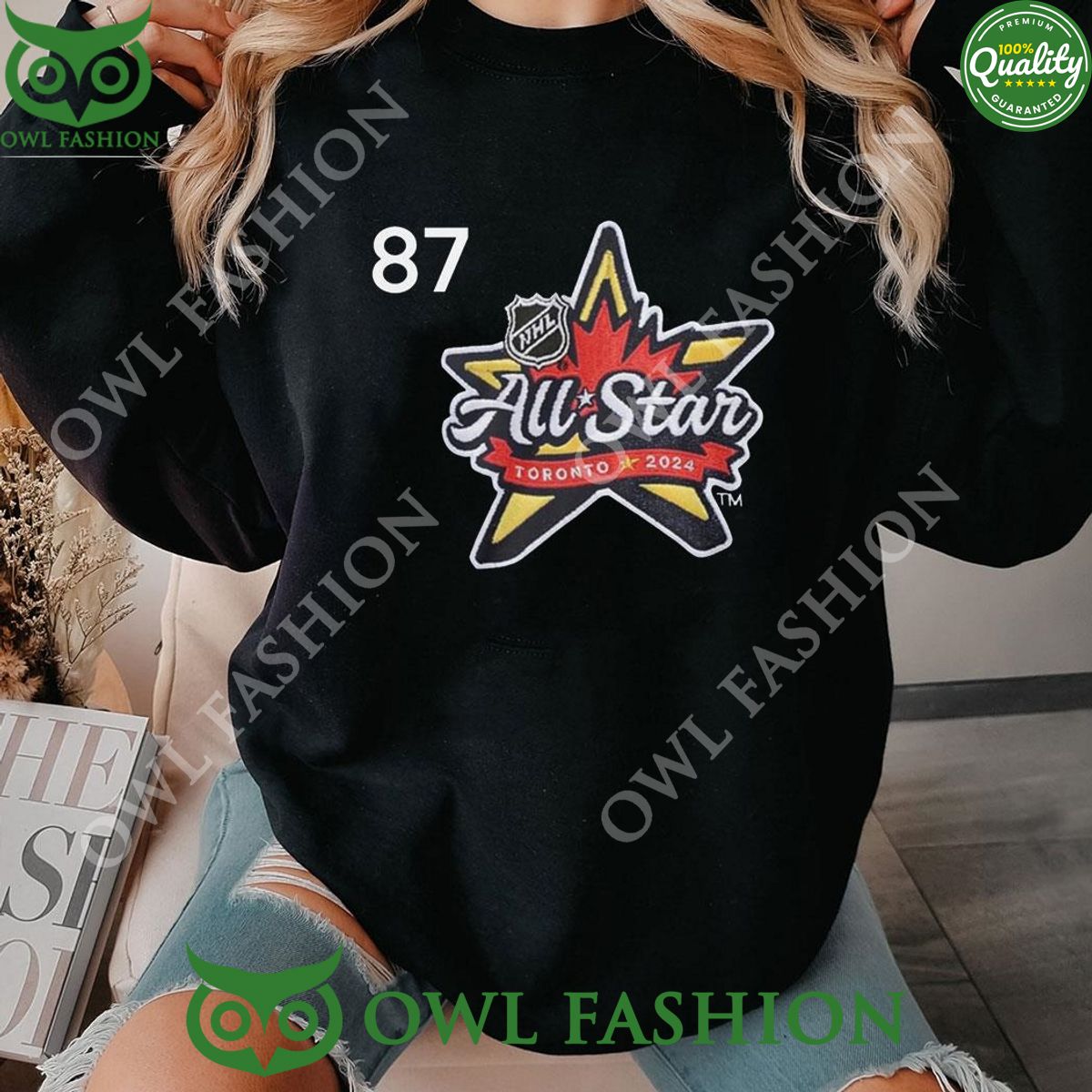 Toronto 87 All Star 2024 black - Adult & Kids T-Shirts, Sweatshirts & Hoodies apparel design preview 1