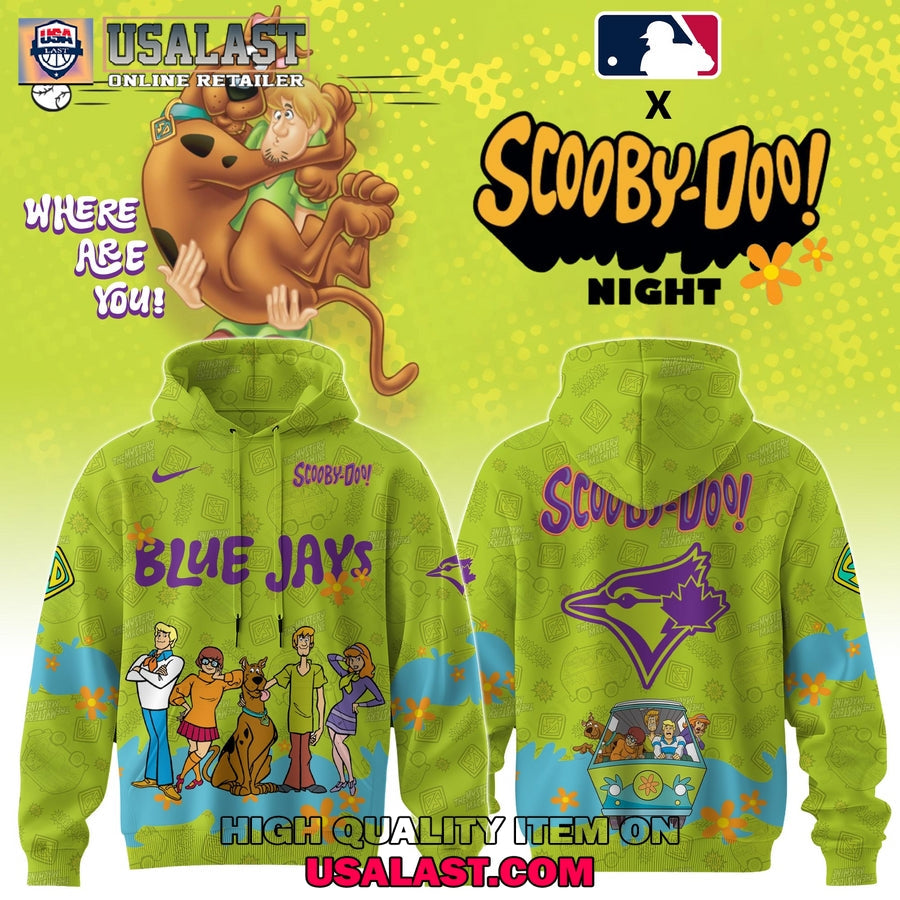 Toronto Blue Jays Scooby Doo Night 3D Set - Adult & Kids T-Shirts, Sweatshirts & Hoodies apparel design preview 1