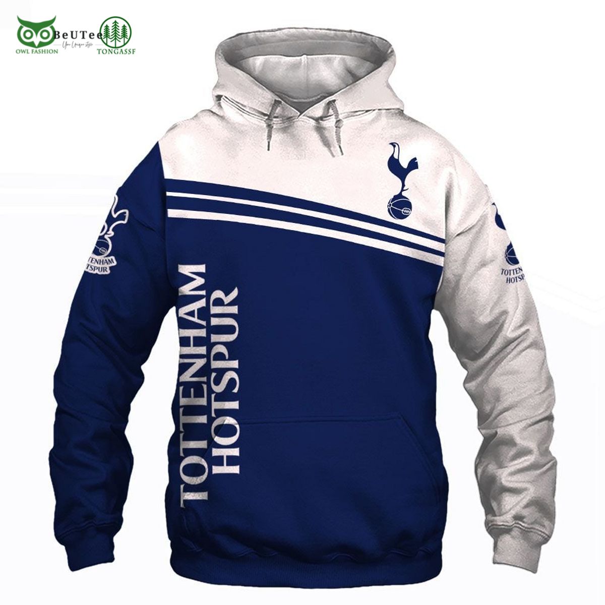 Tottenham Hotspur Premier League 3D Printed Sweater - Adult & Kids T-Shirts, Sweatshirts & Hoodies apparel design preview 1