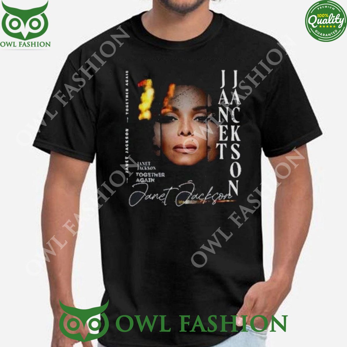 Tour Janet Jackson Together Again 2024 - Adult & Kids T-Shirts, Sweatshirts & Hoodies apparel design preview 1