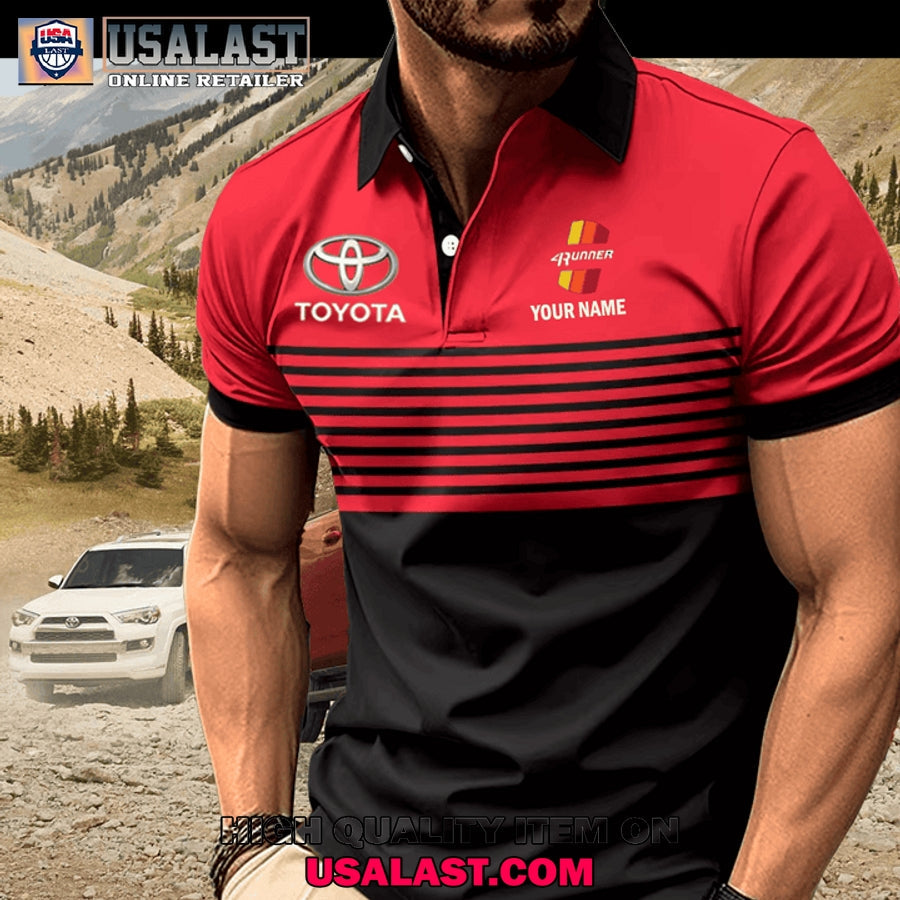 Toyota 4Runner Custom Name Men Polo - Adult & Kids T-Shirts, Sweatshirts & Hoodies apparel design preview 1