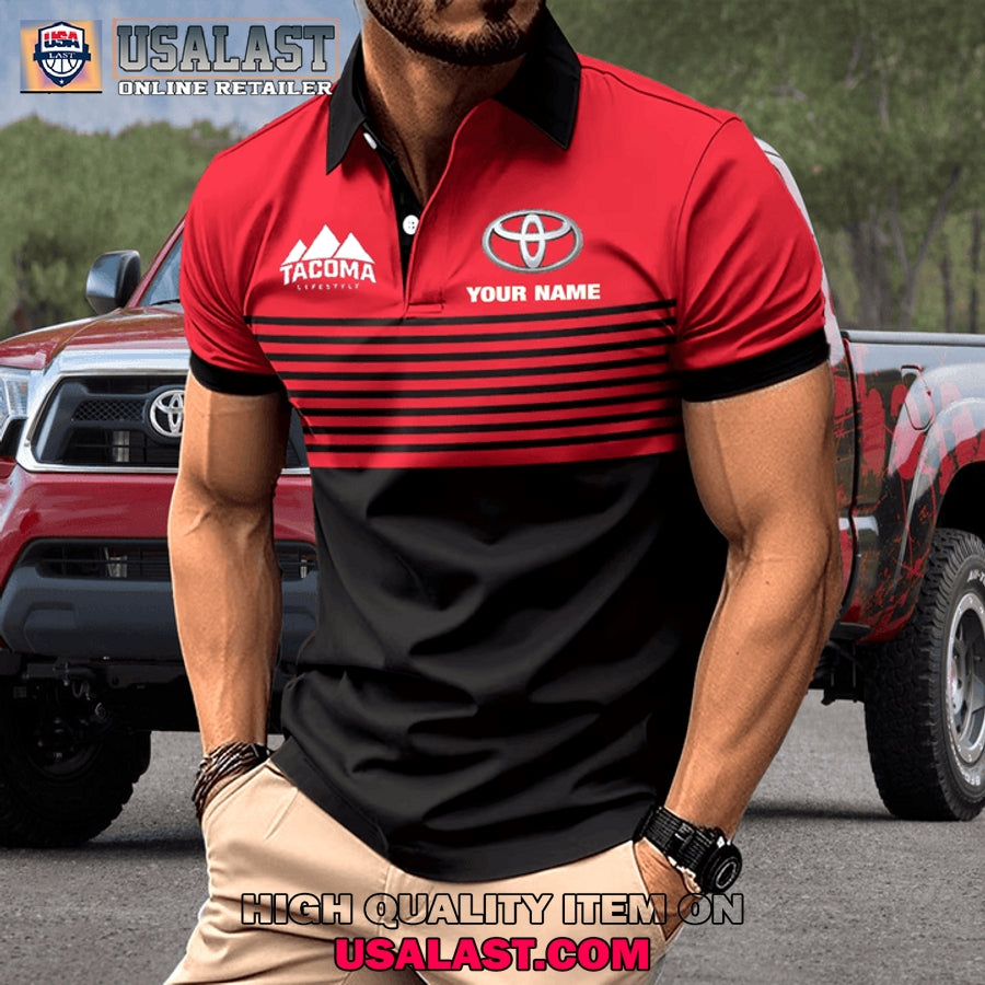 Toyota Tacoma Custom Name Men Polo - Adult & Kids T-Shirts, Sweatshirts & Hoodies apparel design preview 1