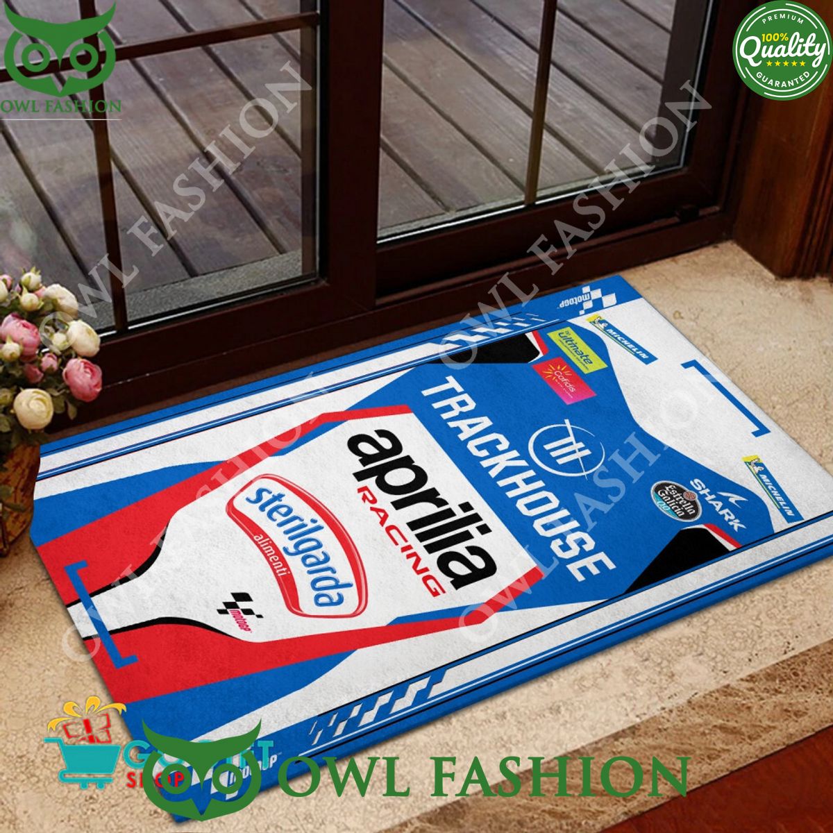 Trackhouse Racing 2024 Motorcycle Sport Doormat - Adult & Kids T-Shirts, Sweatshirts & Hoodies apparel design preview 1