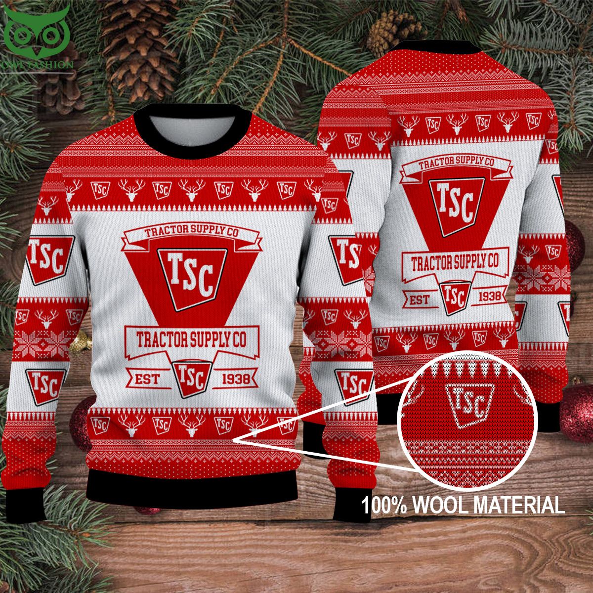 Tractor Supply Co Hot Ugly Sweater - Adult & Kids T-Shirts, Sweatshirts & Hoodies apparel design preview 1