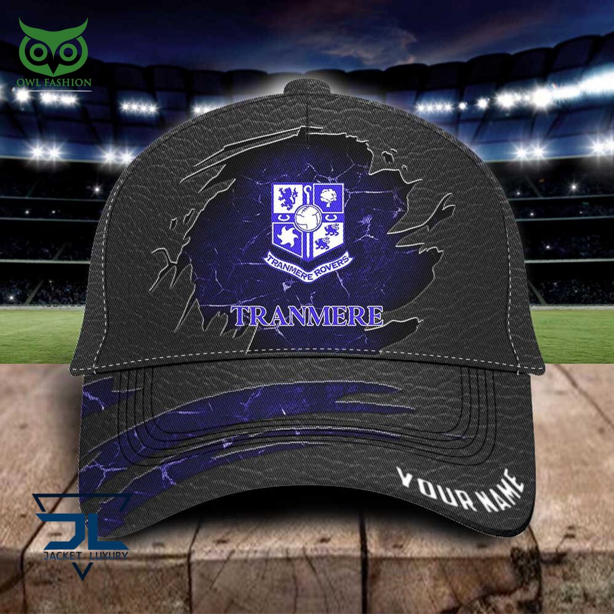 Tranmere Rovers EFL Personalized Leather Classic Cap - Adult & Kids T-Shirts, Sweatshirts & Hoodies apparel design preview 1
