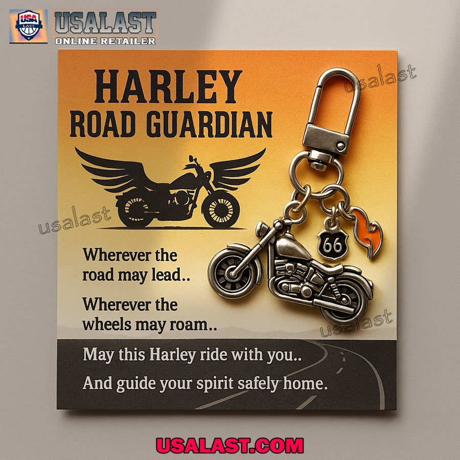 Travel Harley Guardian Multi Charm Keychain - Adult & Kids T-Shirts, Sweatshirts & Hoodies apparel design preview 1