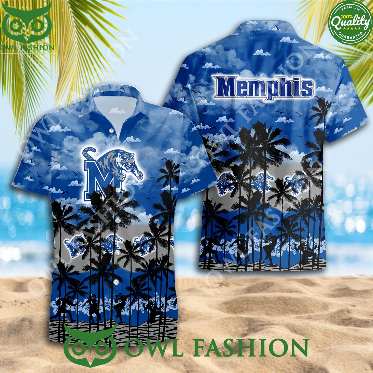 Trending 2024 Memphis Tigers Summer Limited Version - Adult & Kids T-Shirts, Sweatshirts & Hoodies apparel design preview 1