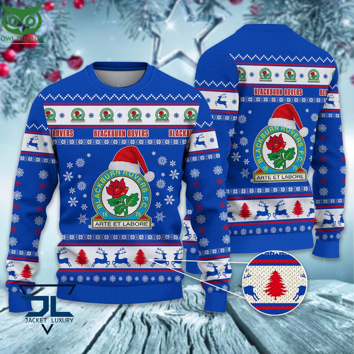Trending Blackburn Rovers EPL League Cup New Ugly - Adult & Kids T-Shirts, Sweatshirts & Hoodies apparel design preview 1