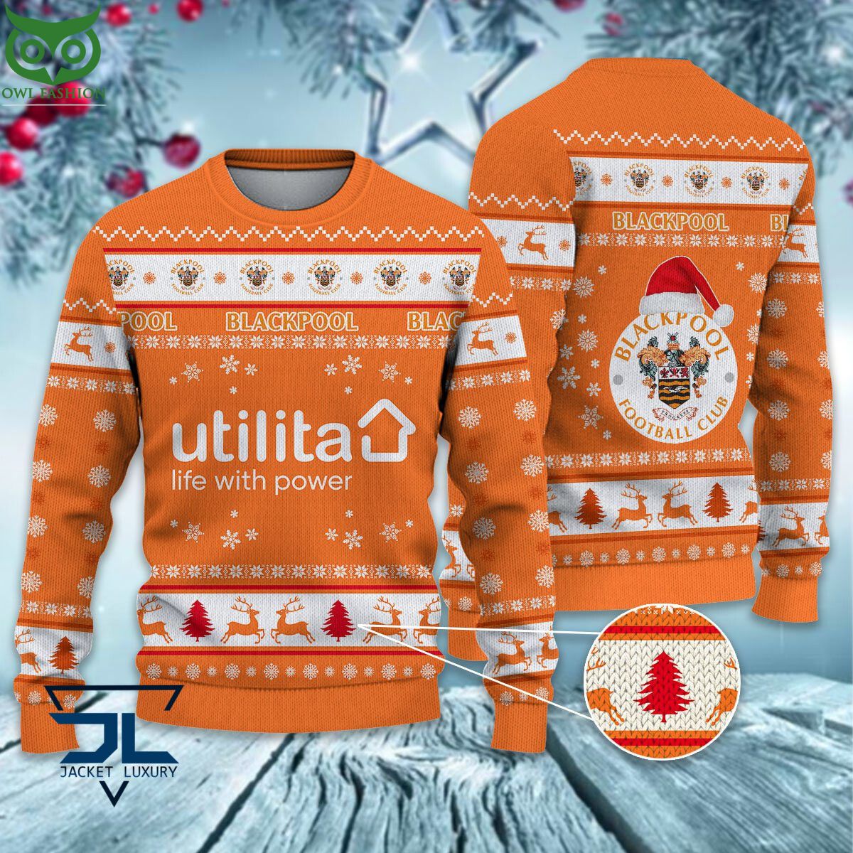 Trending Blackpool F.C EPL League Cup New Ugly - Adult & Kids T-Shirts, Sweatshirts & Hoodies apparel design preview 1