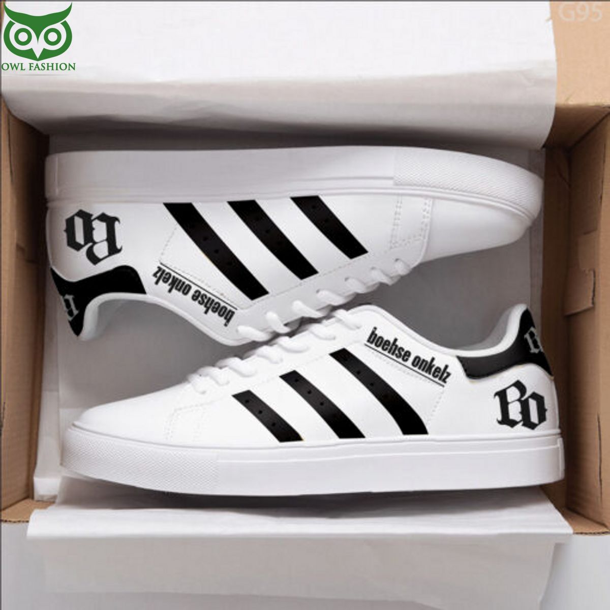 Trending Bohse Onkelz Stan Smith Skate Shoes - Adult & Kids T-Shirts, Sweatshirts & Hoodies apparel design preview 1