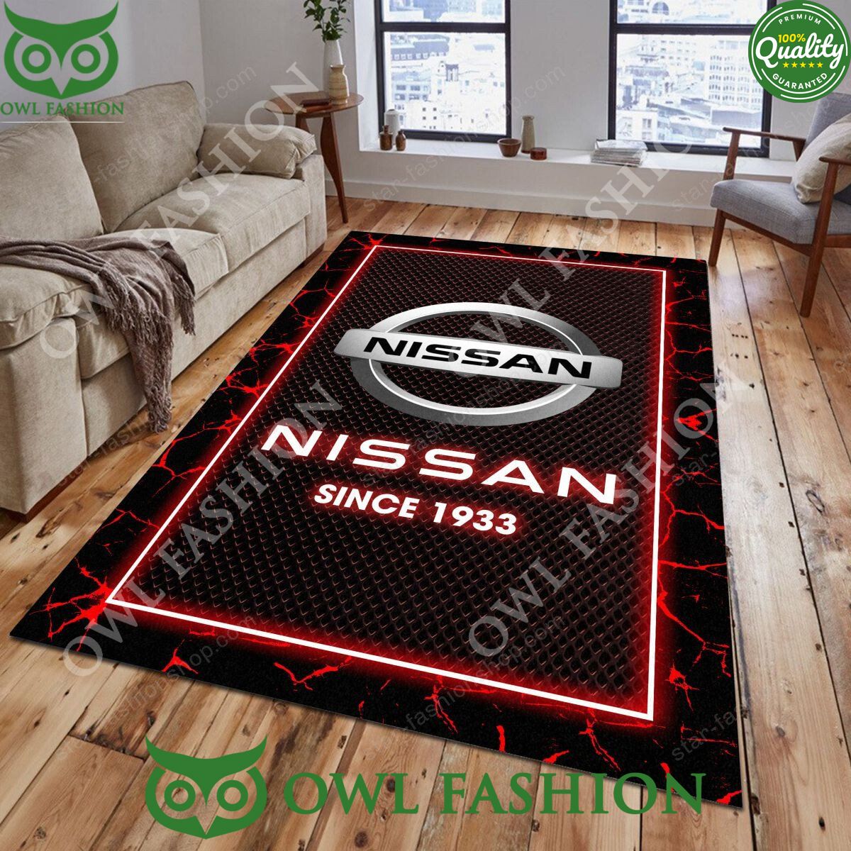 Trending Car Nissan Living Room Carpet Rug - Adult & Kids T-Shirts, Sweatshirts & Hoodies apparel design preview 1
