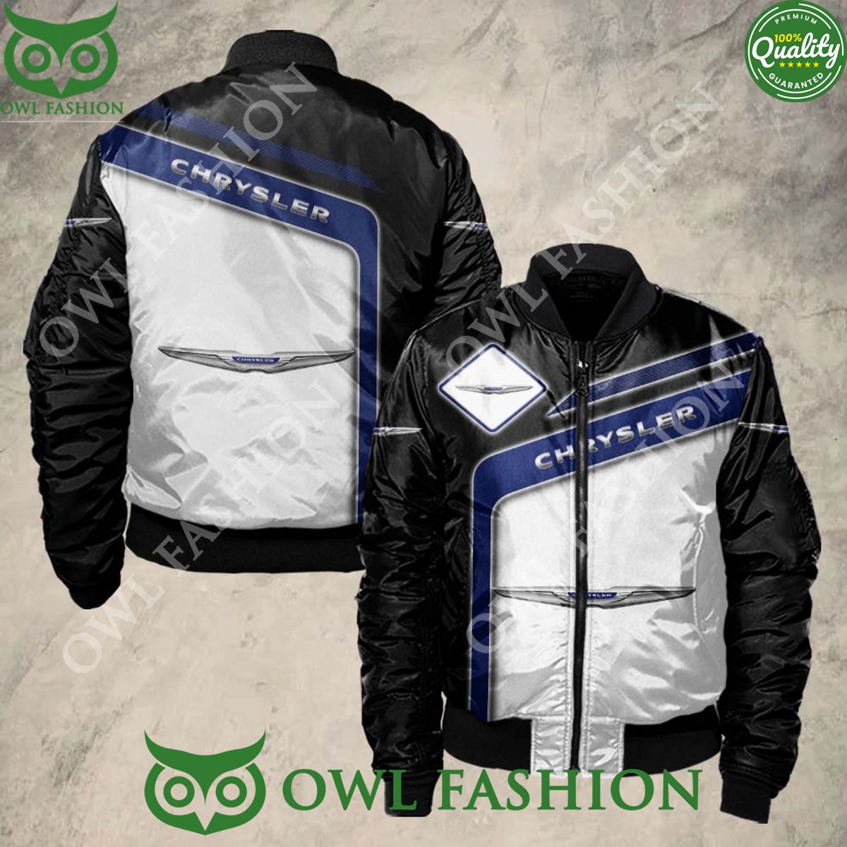 Trending Chrysler Car Sport Bomber Jacket - Adult & Kids T-Shirts, Sweatshirts & Hoodies apparel design preview 1