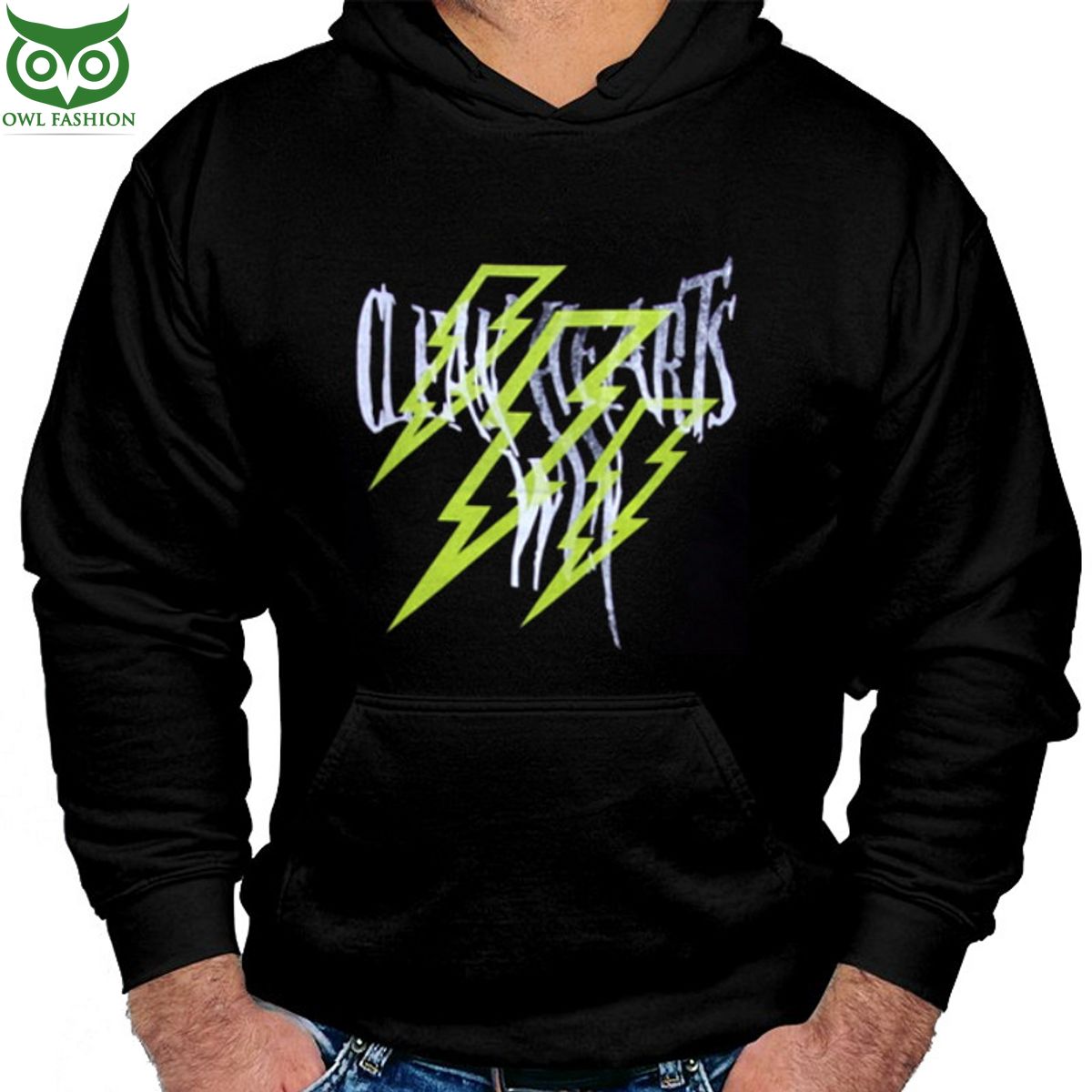 Trending Clean Heartz Lightning Shop Owl Fashion - Adult & Kids T-Shirts, Sweatshirts & Hoodies apparel design preview 1