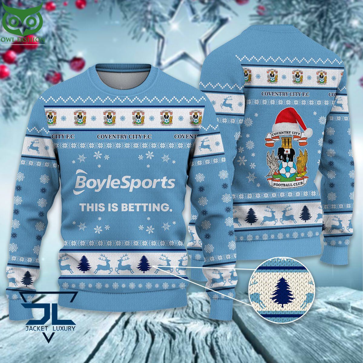 Trending Coventry City F.C EPL League Cup New Ugly - Adult & Kids T-Shirts, Sweatshirts & Hoodies apparel design preview 1