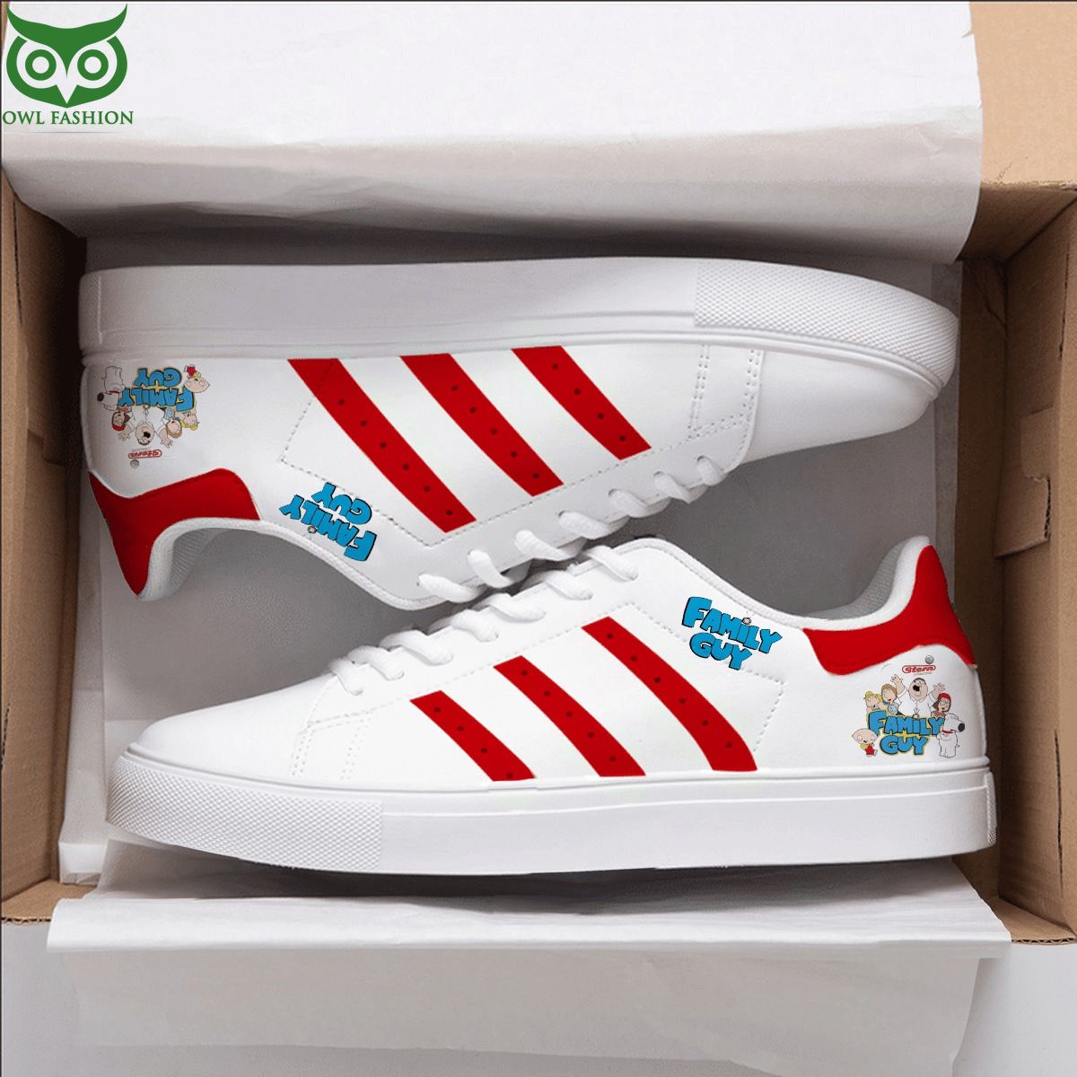 Trending Family Guy Stan Smith Skate Shoes - Adult & Kids T-Shirts, Sweatshirts & Hoodies apparel design preview 1