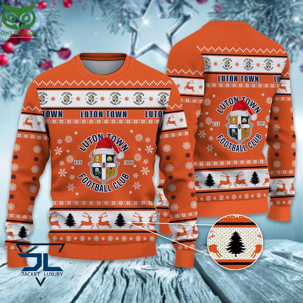 Trending Luton Town F.C EPL League Cup New Ugly - Adult & Kids T-Shirts, Sweatshirts & Hoodies apparel design preview 1