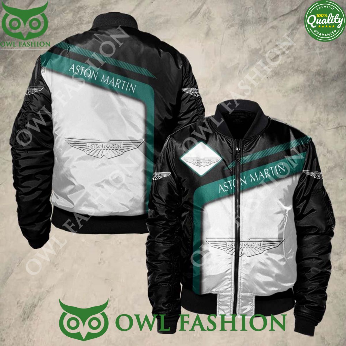 Trending Luxury Aston Martin Car Sport Bomber Jacket - Adult & Kids T-Shirts, Sweatshirts & Hoodies apparel design preview 1