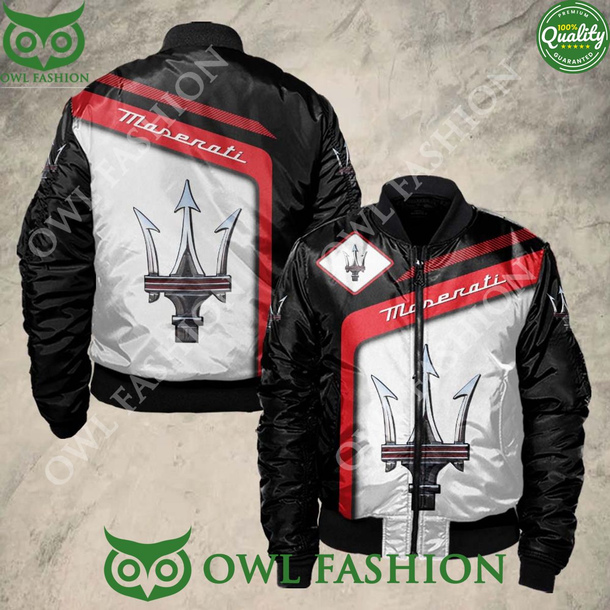 Trending Luxury Maserati Car Sport Bomber Jacket - Adult & Kids T-Shirts, Sweatshirts & Hoodies apparel design preview 1