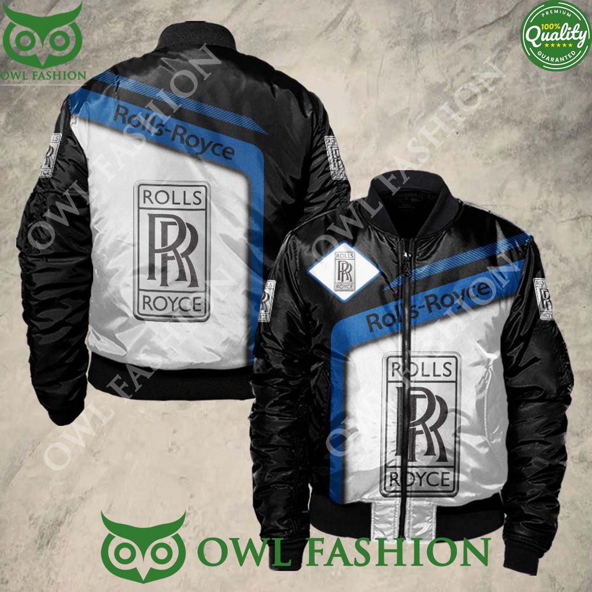Trending Luxury Rolls Royce Car Sport Bomber Jacket - Adult & Kids T-Shirts, Sweatshirts & Hoodies apparel design preview 1