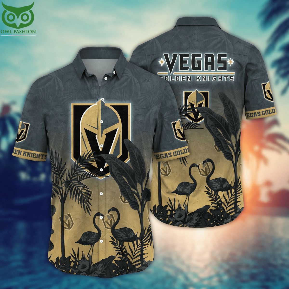 Trending NHL Vegas Golden Knights Flower Summer - Adult & Kids T-Shirts, Sweatshirts & Hoodies apparel design preview 1