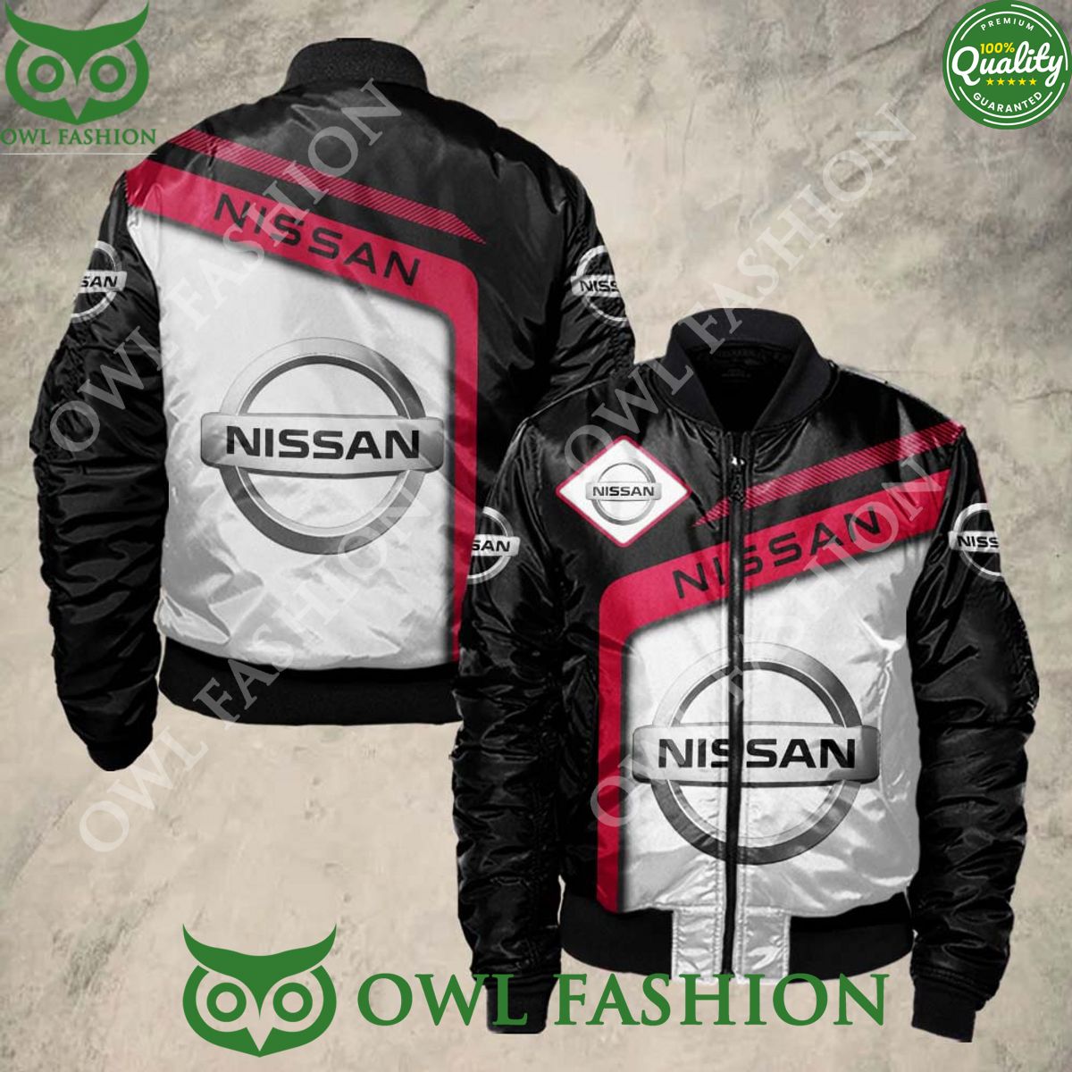 Trending Nissan Brand Bomber Jacket Printed - Adult & Kids T-Shirts, Sweatshirts & Hoodies apparel design preview 1
