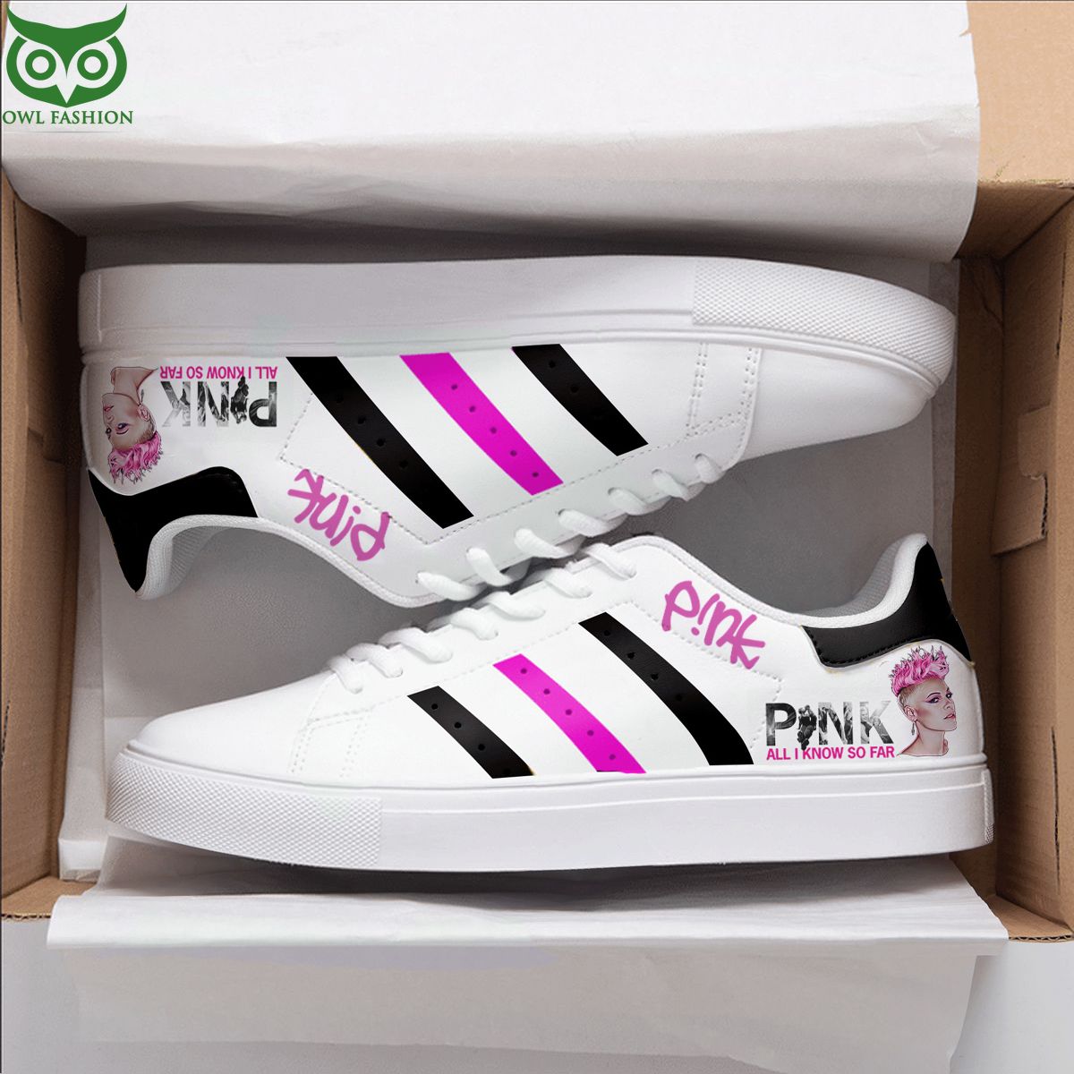 Trending P!nk Lover Black Mix Stan Smith Skate Shoes - Adult & Kids T-Shirts, Sweatshirts & Hoodies apparel design preview 1