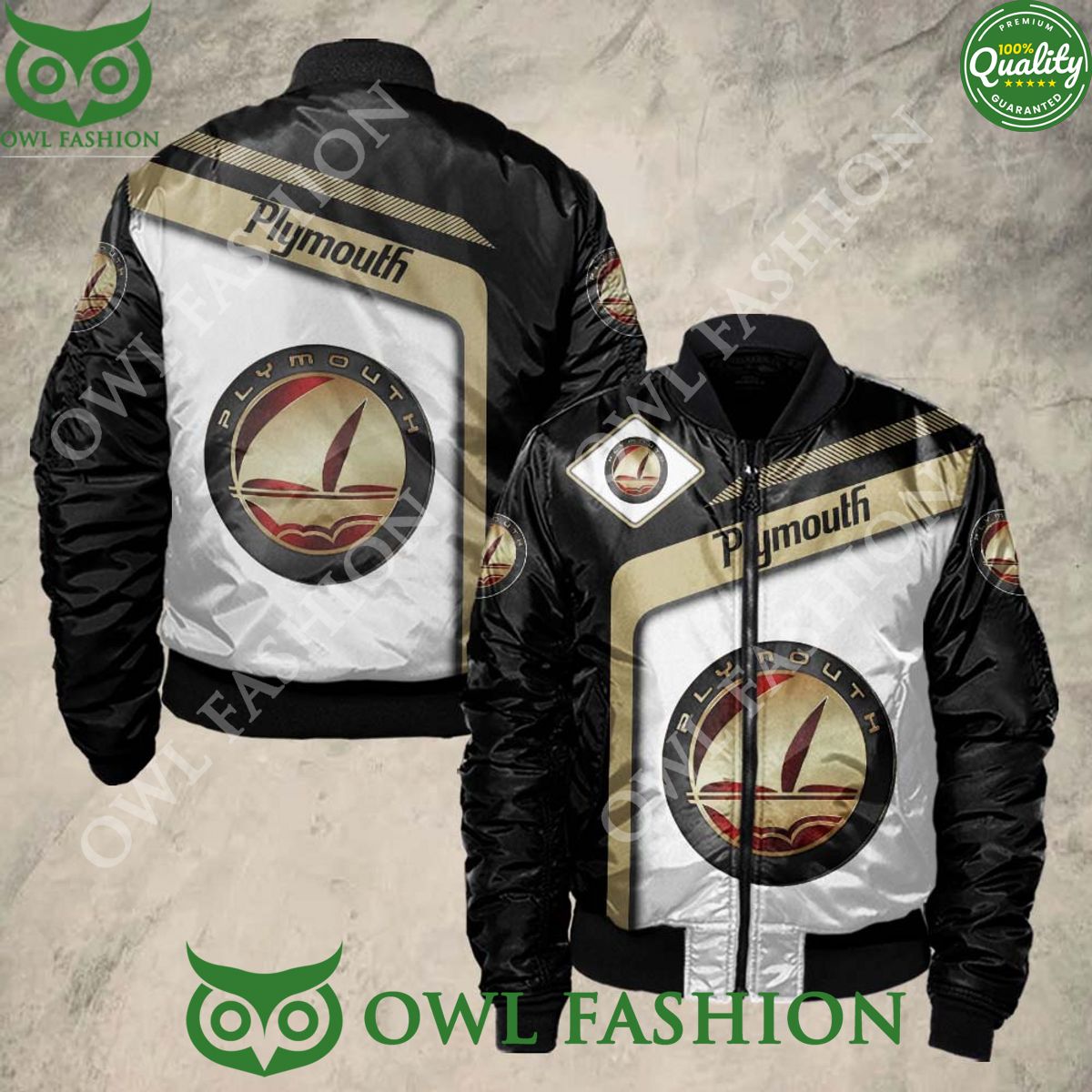 Trending Plymouth Car Sport Bomber Jacket - Adult & Kids T-Shirts, Sweatshirts & Hoodies apparel design preview 1