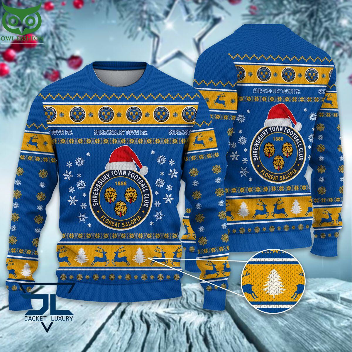 Trending Shrewsbury Town EPL League Cup New Ugly - Adult & Kids T-Shirts, Sweatshirts & Hoodies apparel design preview 1