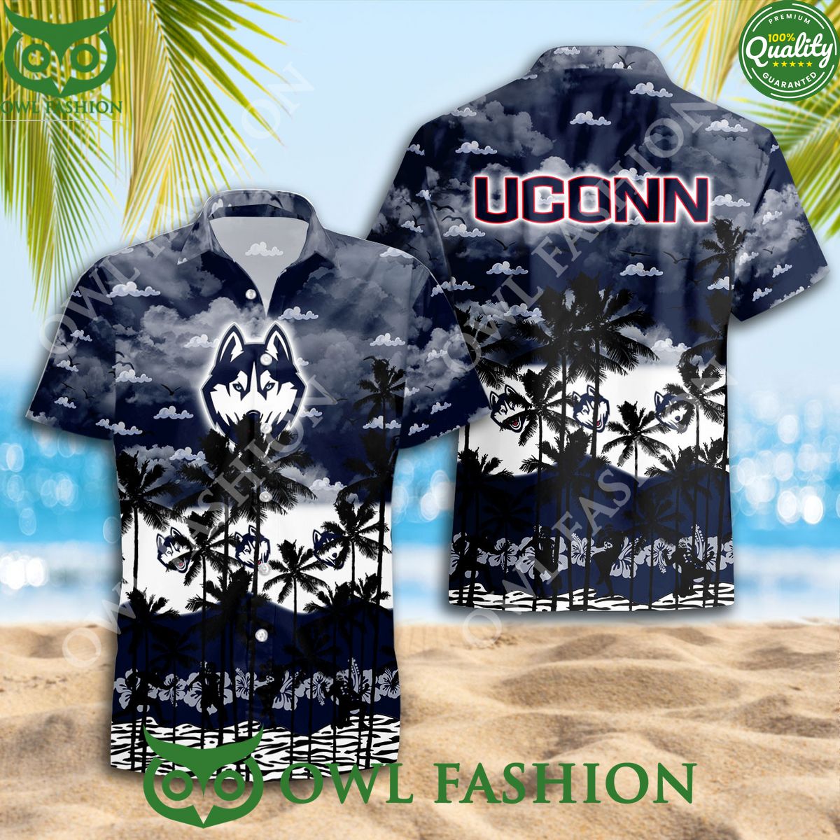 Trending Summer Connecticut Huskies basketball - Adult & Kids T-Shirts, Sweatshirts & Hoodies apparel design preview 1