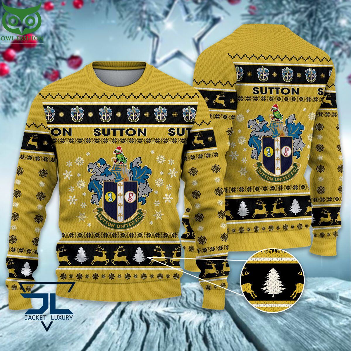 Trending Sutton United EPL League Cup New Ugly - Adult & Kids T-Shirts, Sweatshirts & Hoodies apparel design preview 1
