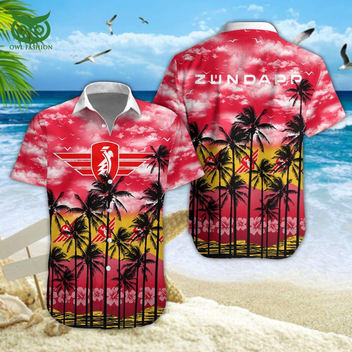 Trending Zundapp Motorcycle Brand Hawaiian Short - Adult & Kids T-Shirts, Sweatshirts & Hoodies apparel design preview 1