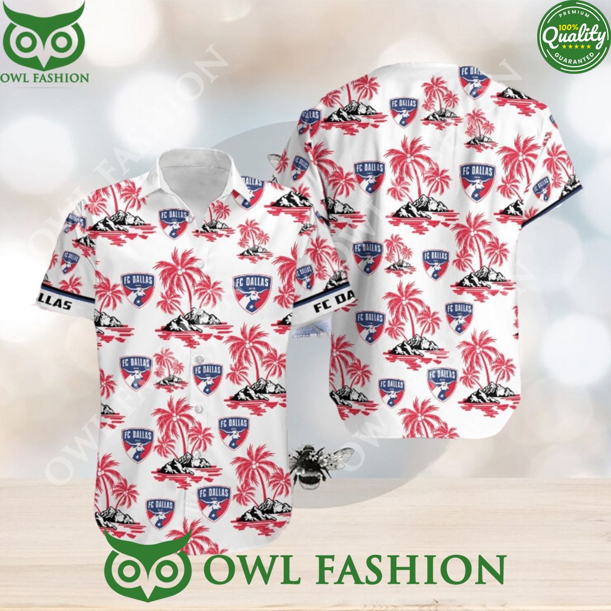 Trendy MLS Fc Dallas Hawaiian Aloha - Adult & Kids T-Shirts, Sweatshirts & Hoodies apparel design preview 1