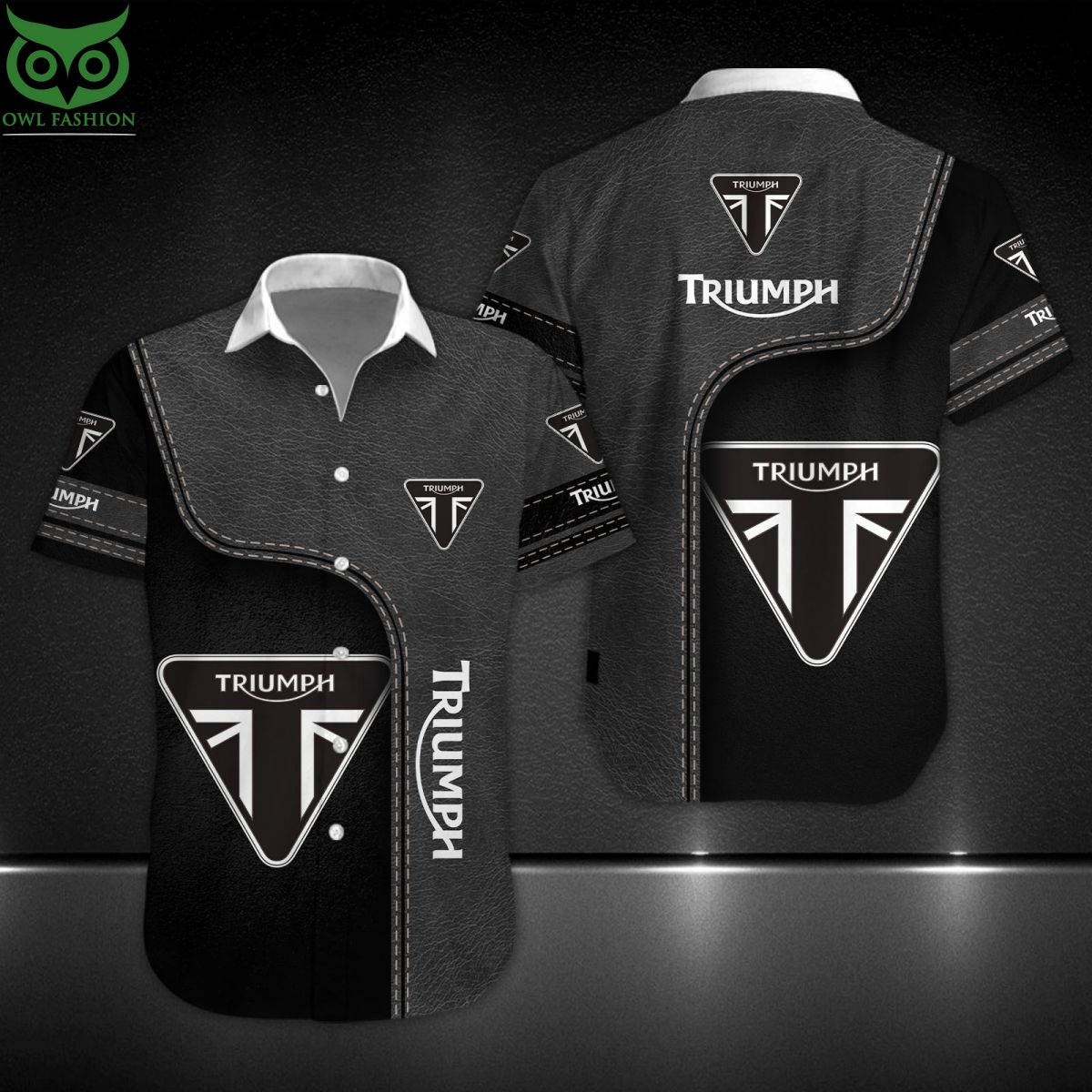 Triumph Motorcycles Motorcycle Brand Custom Hawaiian - Adult & Kids T-Shirts, Sweatshirts & Hoodies apparel design preview 1
