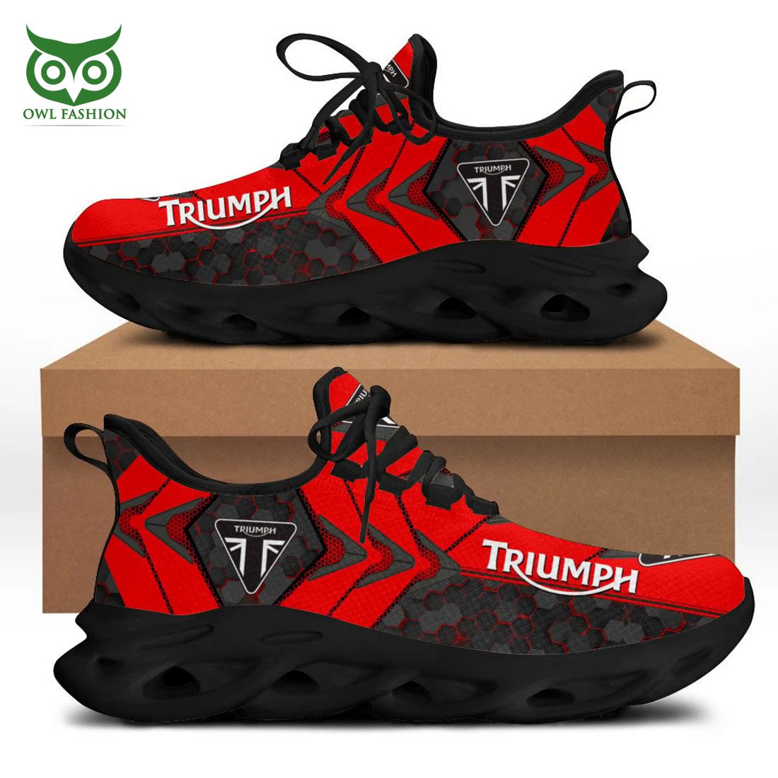 Triumph Red Arrow Black Max Soul Sneakers - Adult & Kids T-Shirts, Sweatshirts & Hoodies apparel design preview 1