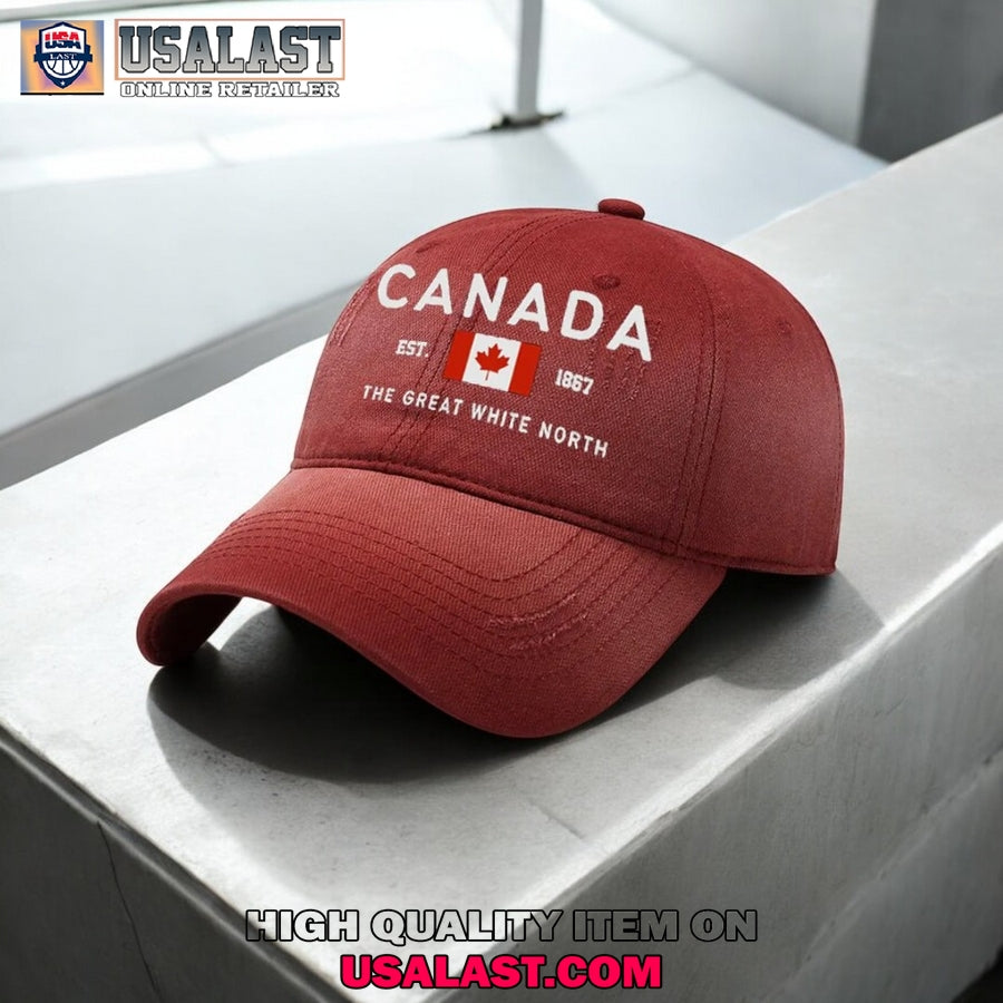True Northern Canada 1867 Print Baseball Cap - Adult & Kids T-Shirts, Sweatshirts & Hoodies apparel design preview 1