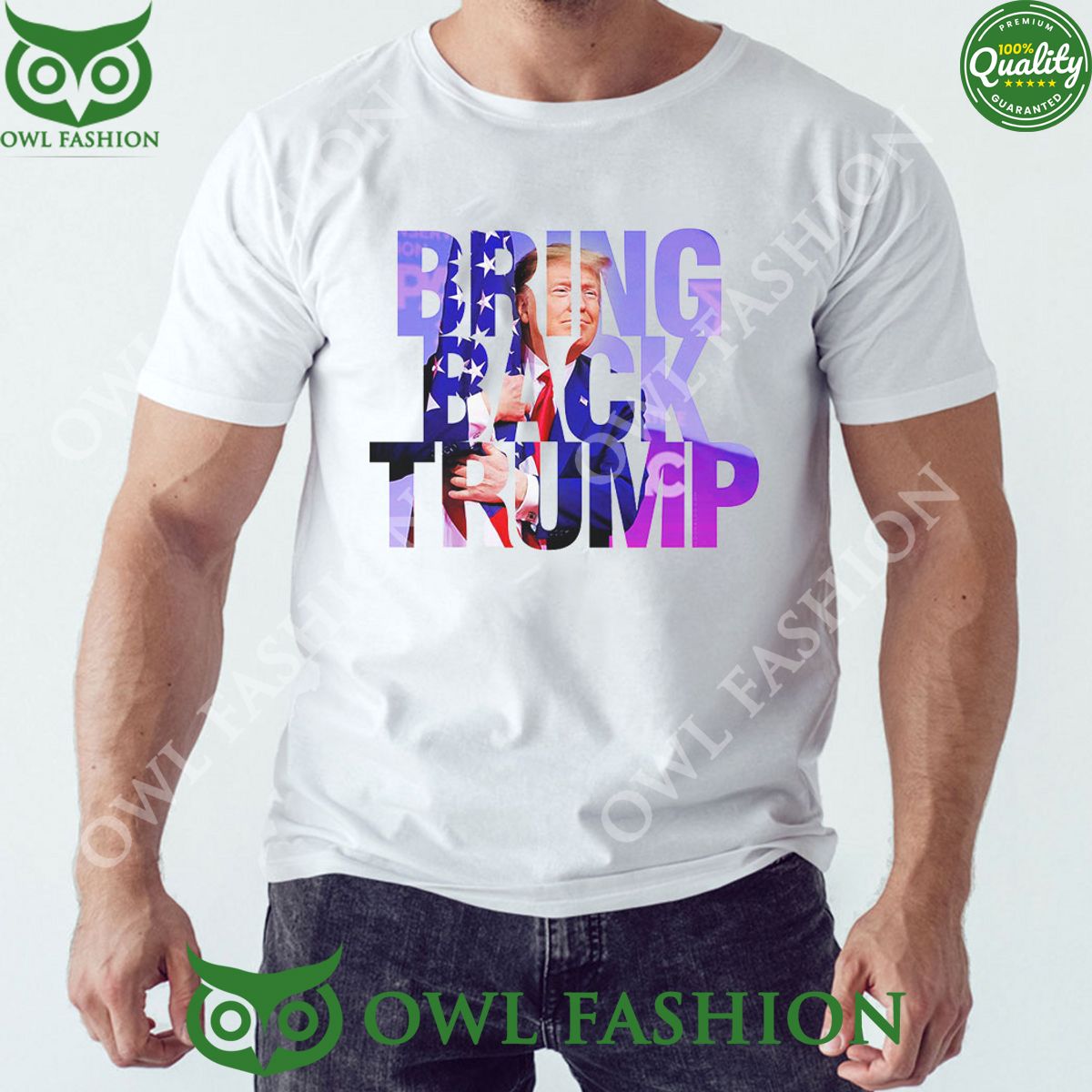 Trump 2024 Bring Back - Adult & Kids T-Shirts, Sweatshirts & Hoodies apparel design preview 1