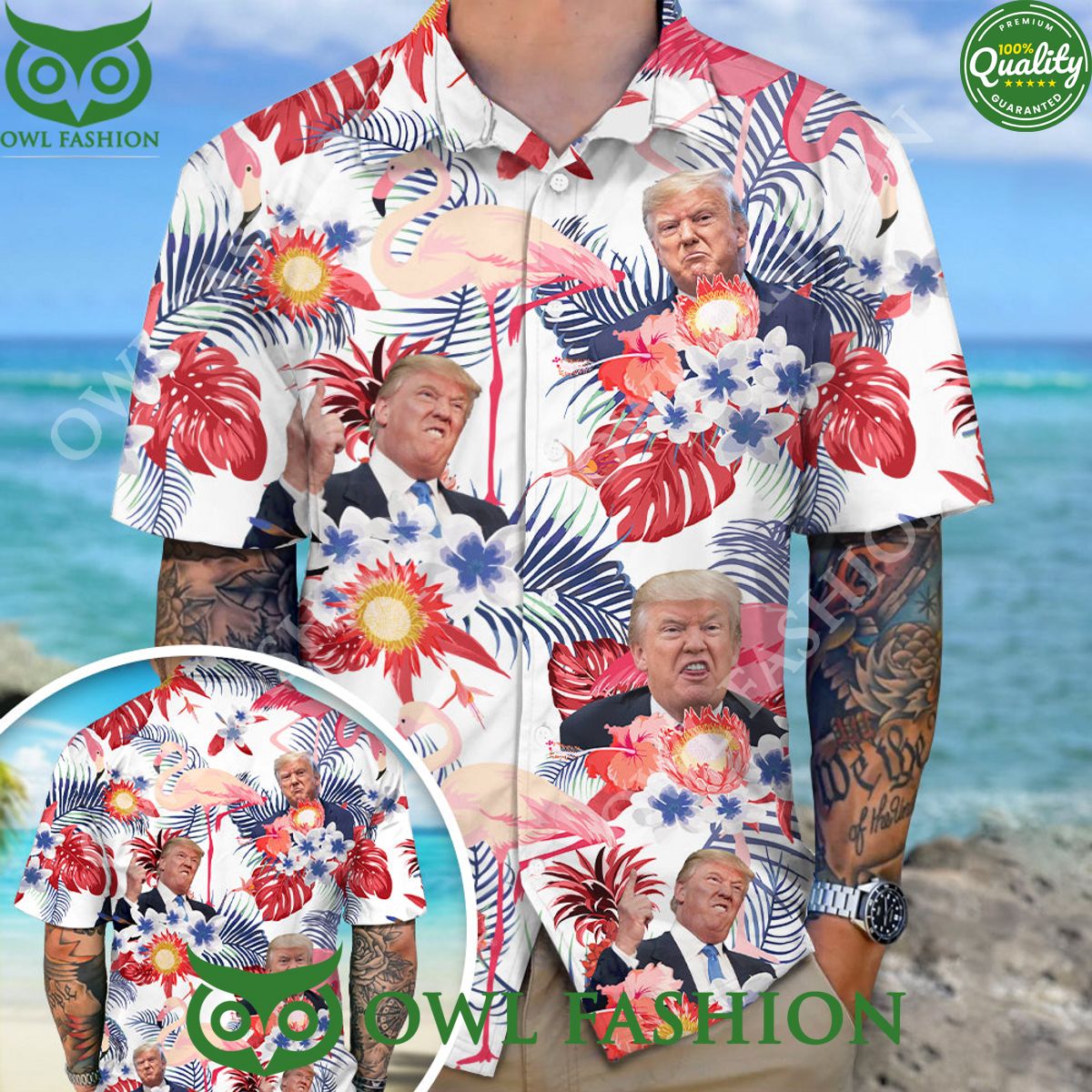Trump Emotional Debate Aloha Hawaii - Adult & Kids T-Shirts, Sweatshirts & Hoodies apparel design preview 1