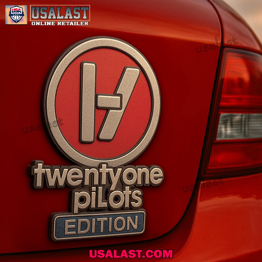 Twenty One Pilots Edition Custom 3D Car Badge Sticker - Adult & Kids T-Shirts, Sweatshirts & Hoodies apparel design preview 1