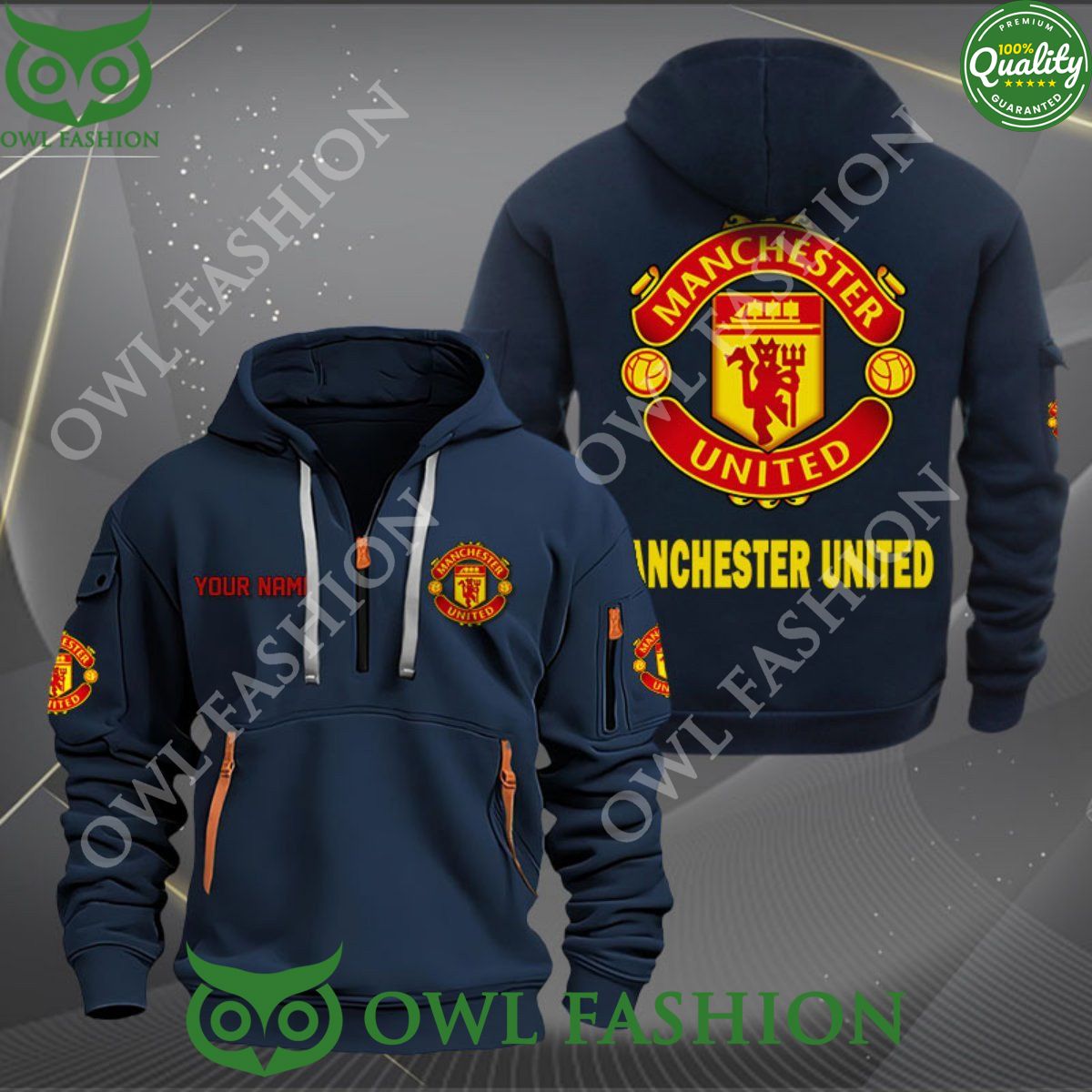 Personalized Manchester United FC Premier League - Adult & Kids T-Shirts, Sweatshirts & Hoodies apparel design preview 1