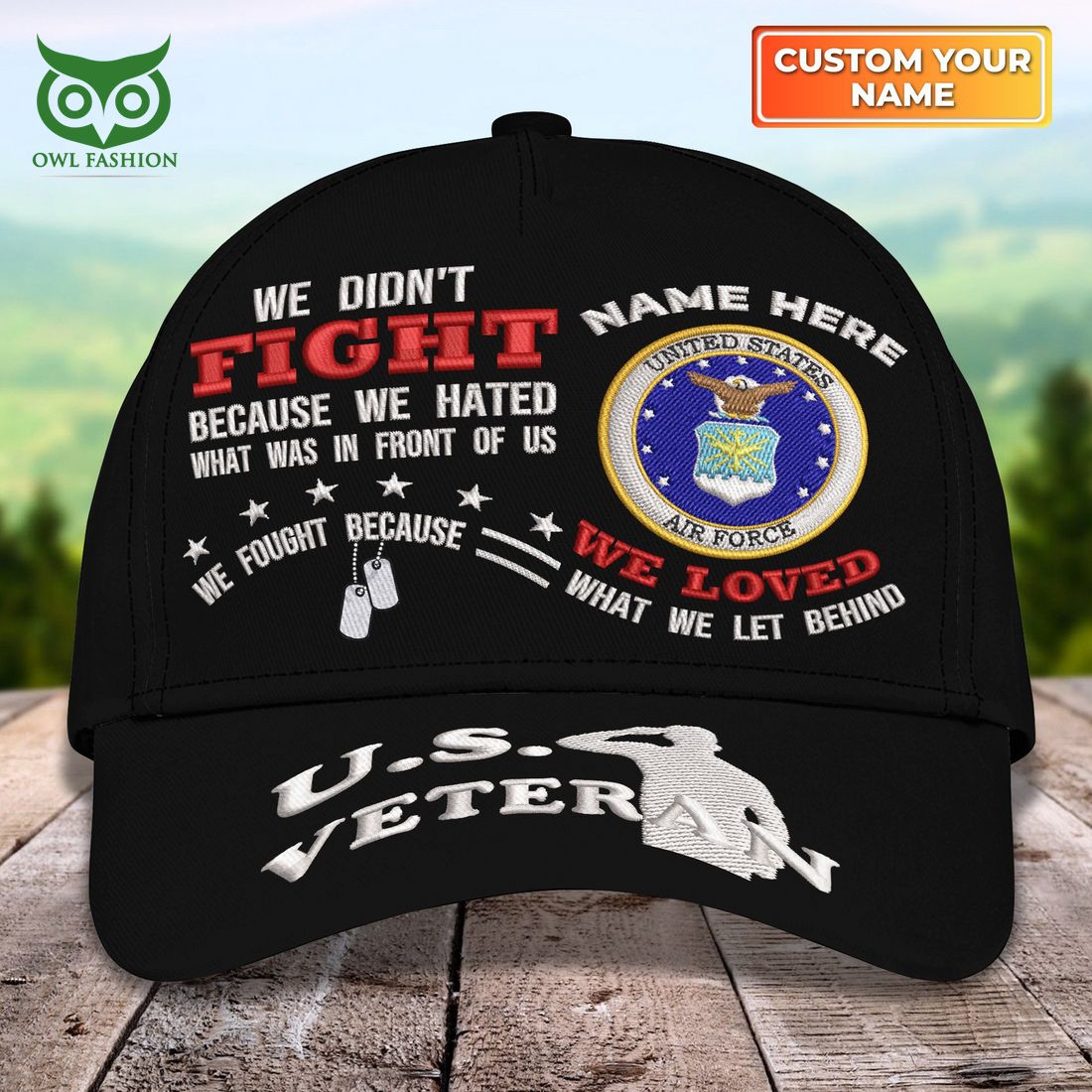 U.S.A.F Veterans Memorial Day Custom Classic Cap - Adult & Kids T-Shirts, Sweatshirts & Hoodies apparel design preview 1