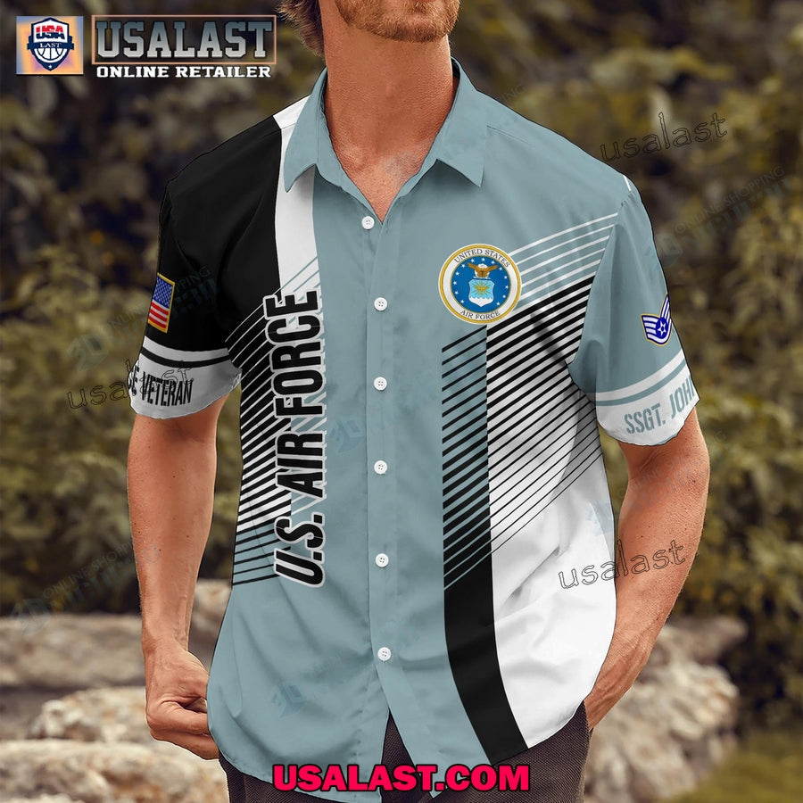U.S. Air Force Hawaiian Polo And - Adult & Kids T-Shirts, Sweatshirts & Hoodies apparel design preview 1