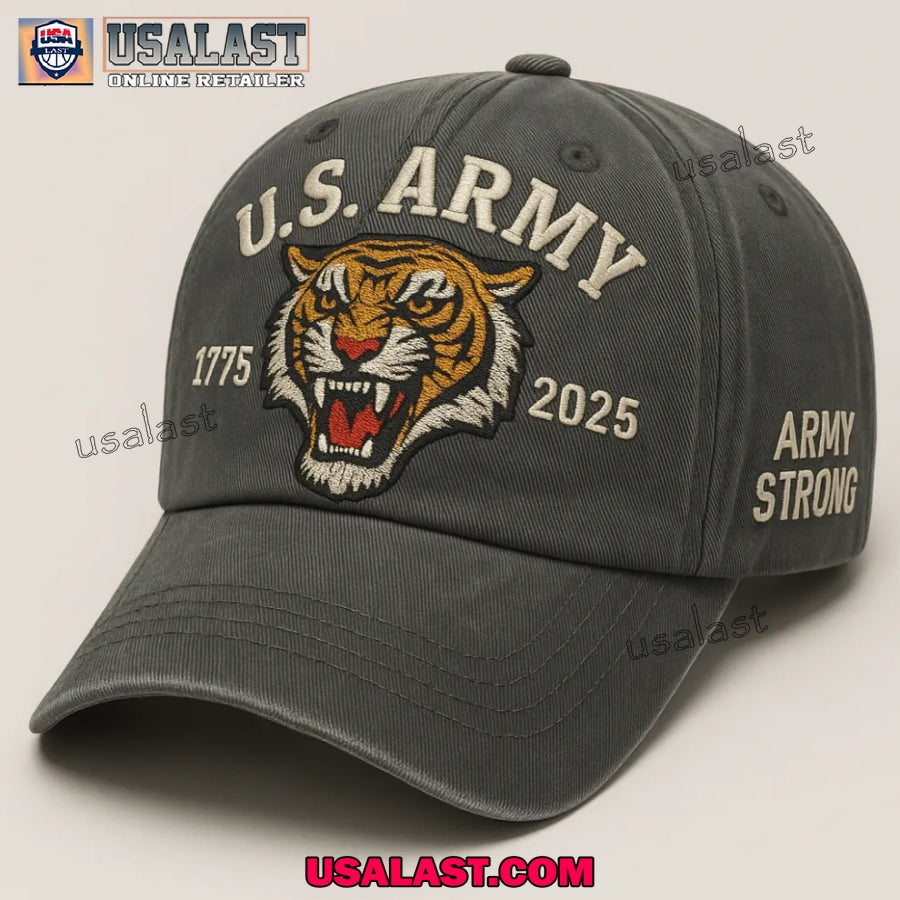 U.S Army Tiger 250th Anniversary Classic Cap - Adult & Kids T-Shirts, Sweatshirts & Hoodies apparel design preview 1