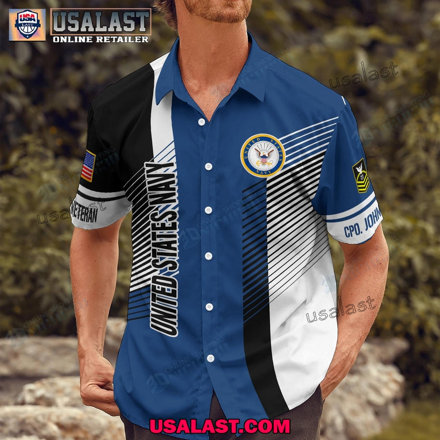U.S. Navy Hawaiian Polo And - Adult & Kids T-Shirts, Sweatshirts & Hoodies apparel design preview 1