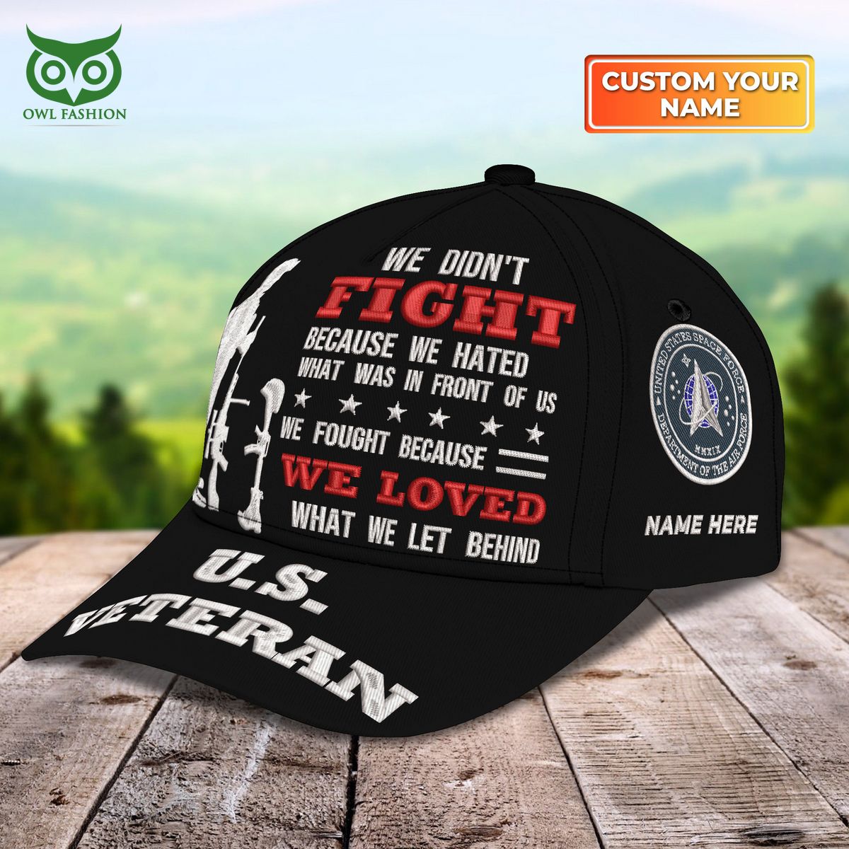 U.S.S.F Veterans Customized Embroidery Classic Cap - Adult & Kids T-Shirts, Sweatshirts & Hoodies apparel design preview 1