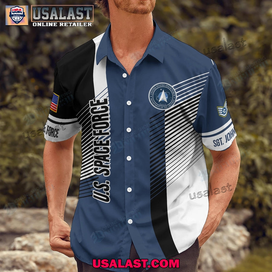 U.S. Space Force Hawaiian Polo And - Adult & Kids T-Shirts, Sweatshirts & Hoodies apparel design preview 1