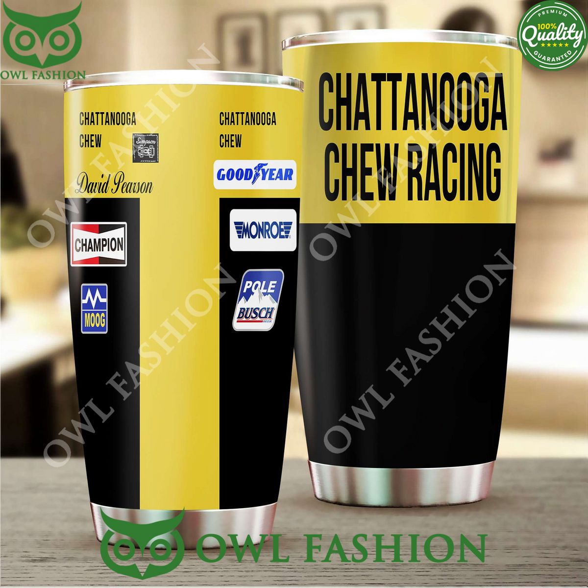 David Pearson Chattanooga Chew Racing Tumbler Cup - Adult & Kids T-Shirts, Sweatshirts & Hoodies apparel design preview 1