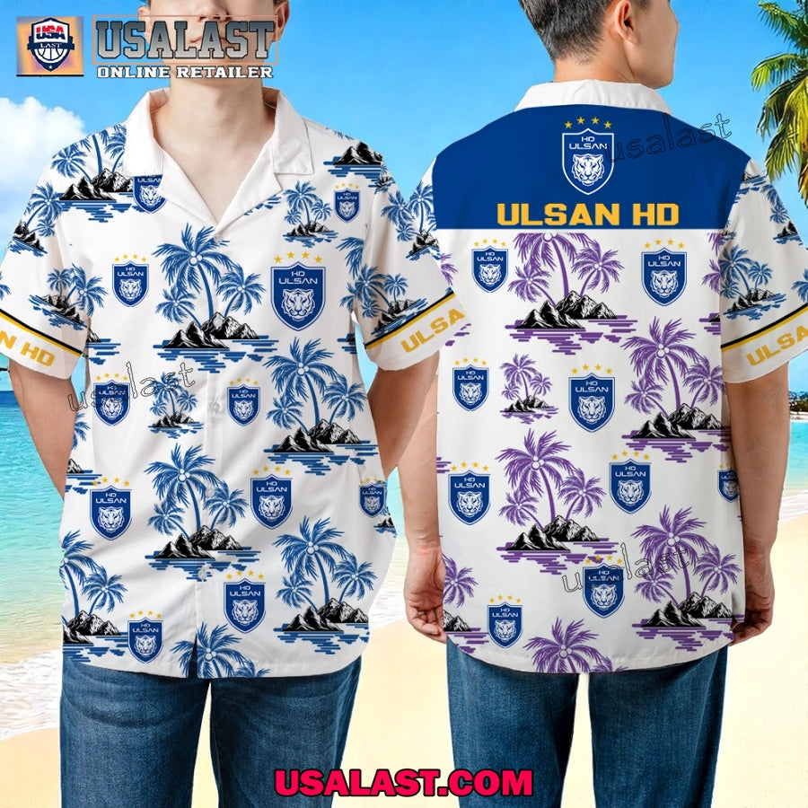 Ulsan Hyundai FC Aloha Hawaiian - Adult & Kids T-Shirts, Sweatshirts & Hoodies apparel design preview 1
