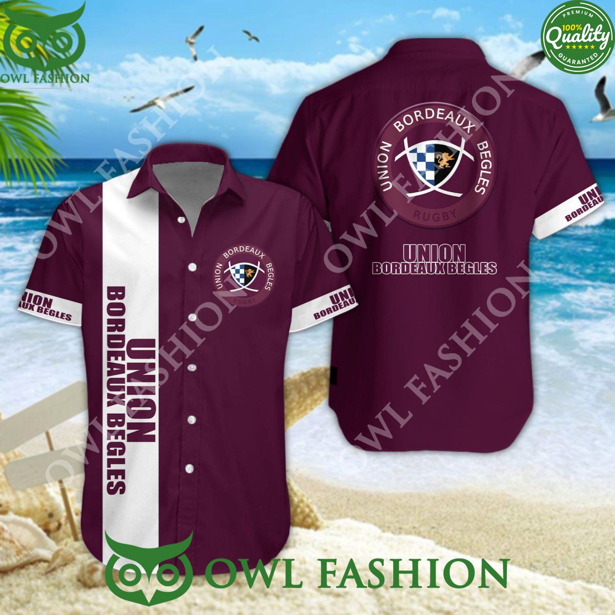 Union Bordeaux Begles Top 14 Rugby France Team - Adult & Kids T-Shirts, Sweatshirts & Hoodies apparel design preview 1