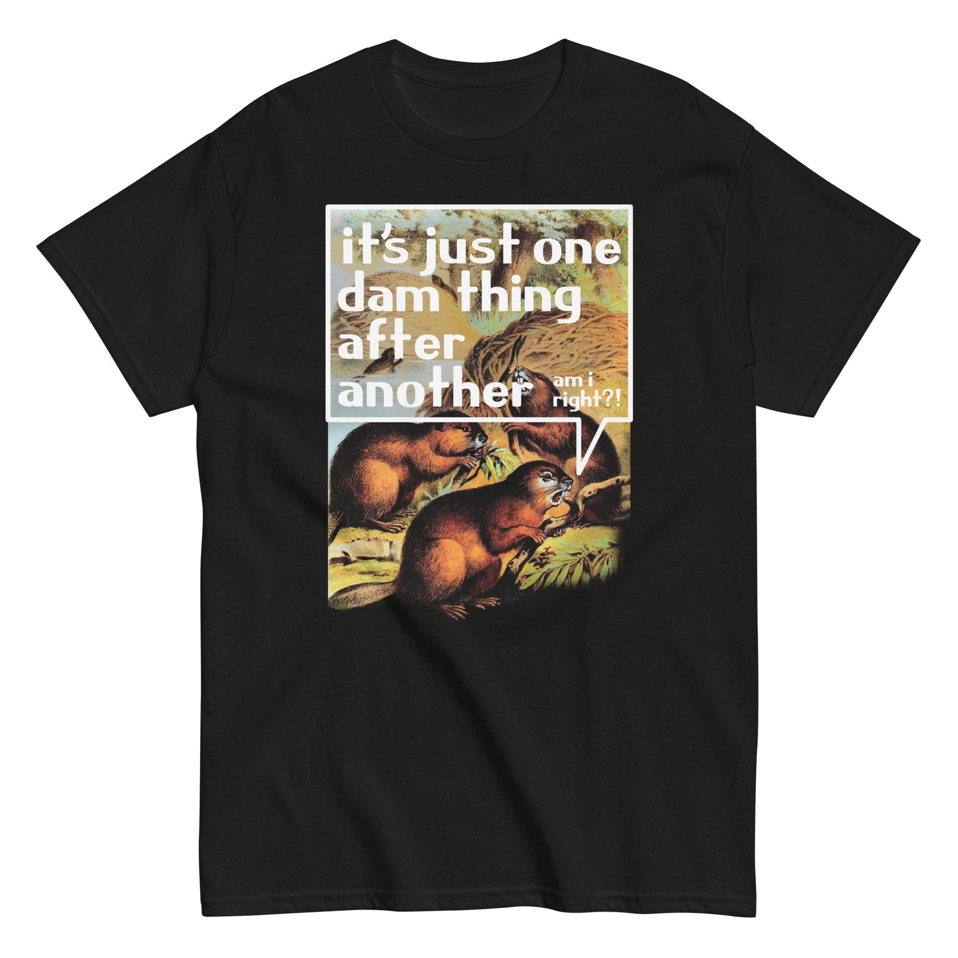 It's Just One Dam Thing After Another Men's Classic - Adult & Kids T-Shirts, Sweatshirts & Hoodies apparel design preview 1
