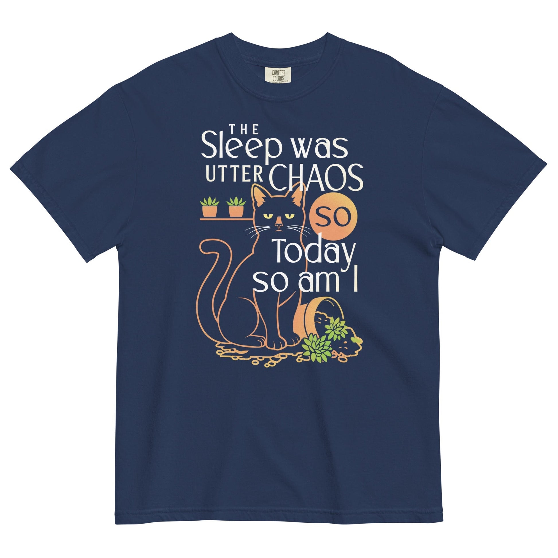 The Sleep Was Utter Chaos So Today Am I Men's Relaxed - Adult & Kids T-Shirts, Sweatshirts & Hoodies apparel design preview 1